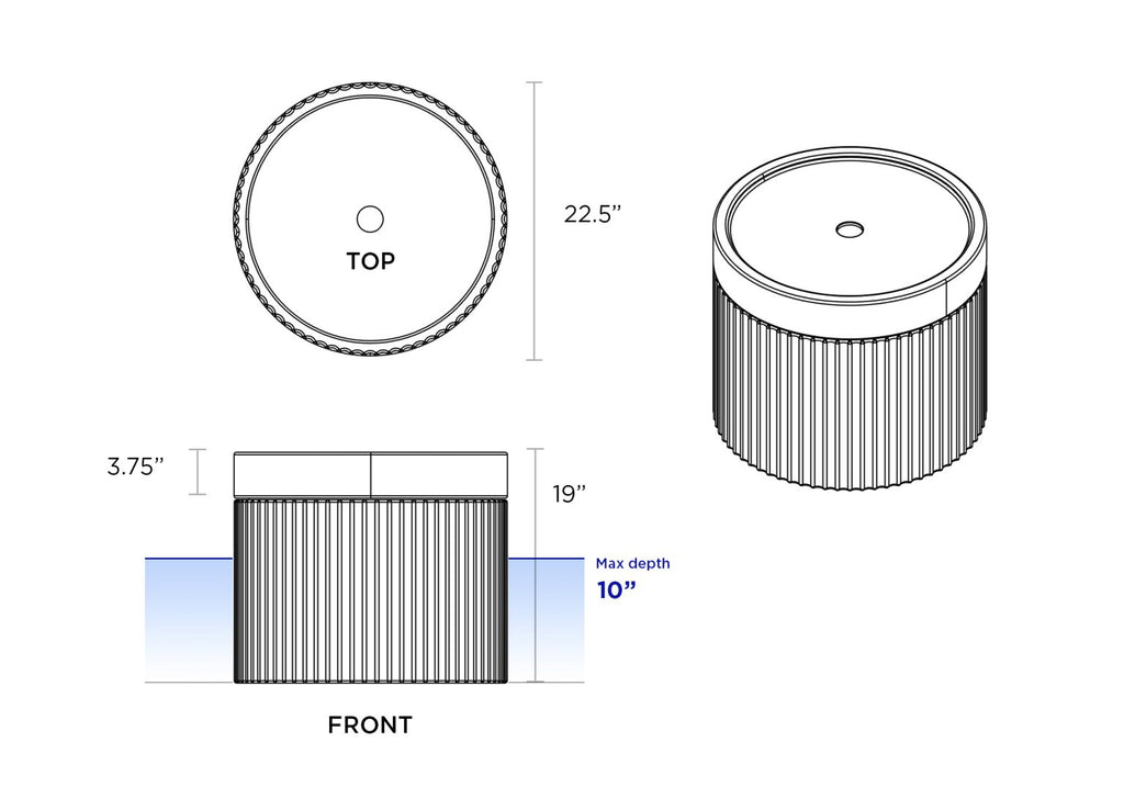 Ripple Wide Table
