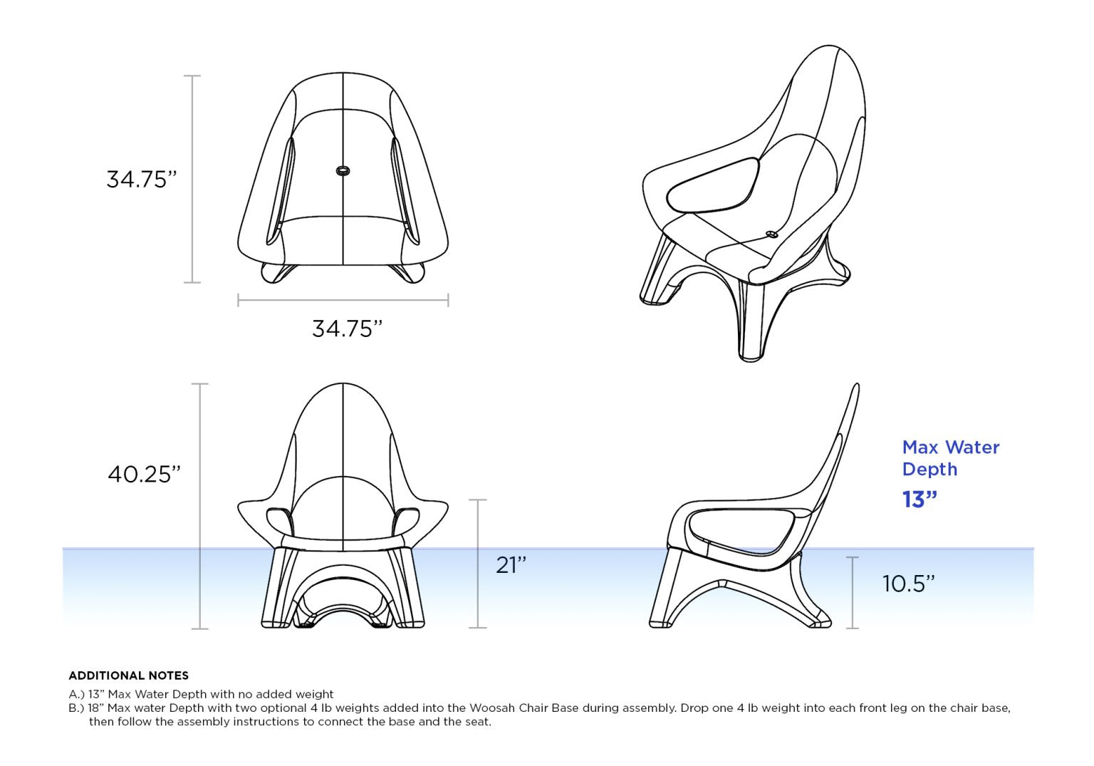 Woosah In-Pool Chair